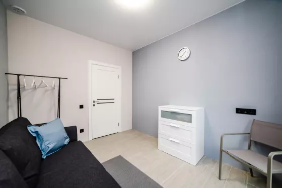 Гостевая комната — загородный дом 115 м² после ремонта под ключ